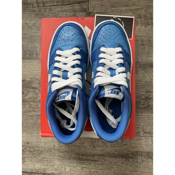 Size 4y,- Nike Dunk Low‎ Dark Marina Blue